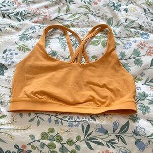 Women's Orange Sports Bra